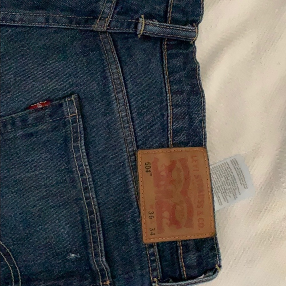 Levi’s 36X34 men’s jeans, white oak cone denim